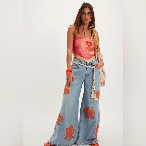 Free People Denim - Free People Palisades Wide Leg Jeans - NWT